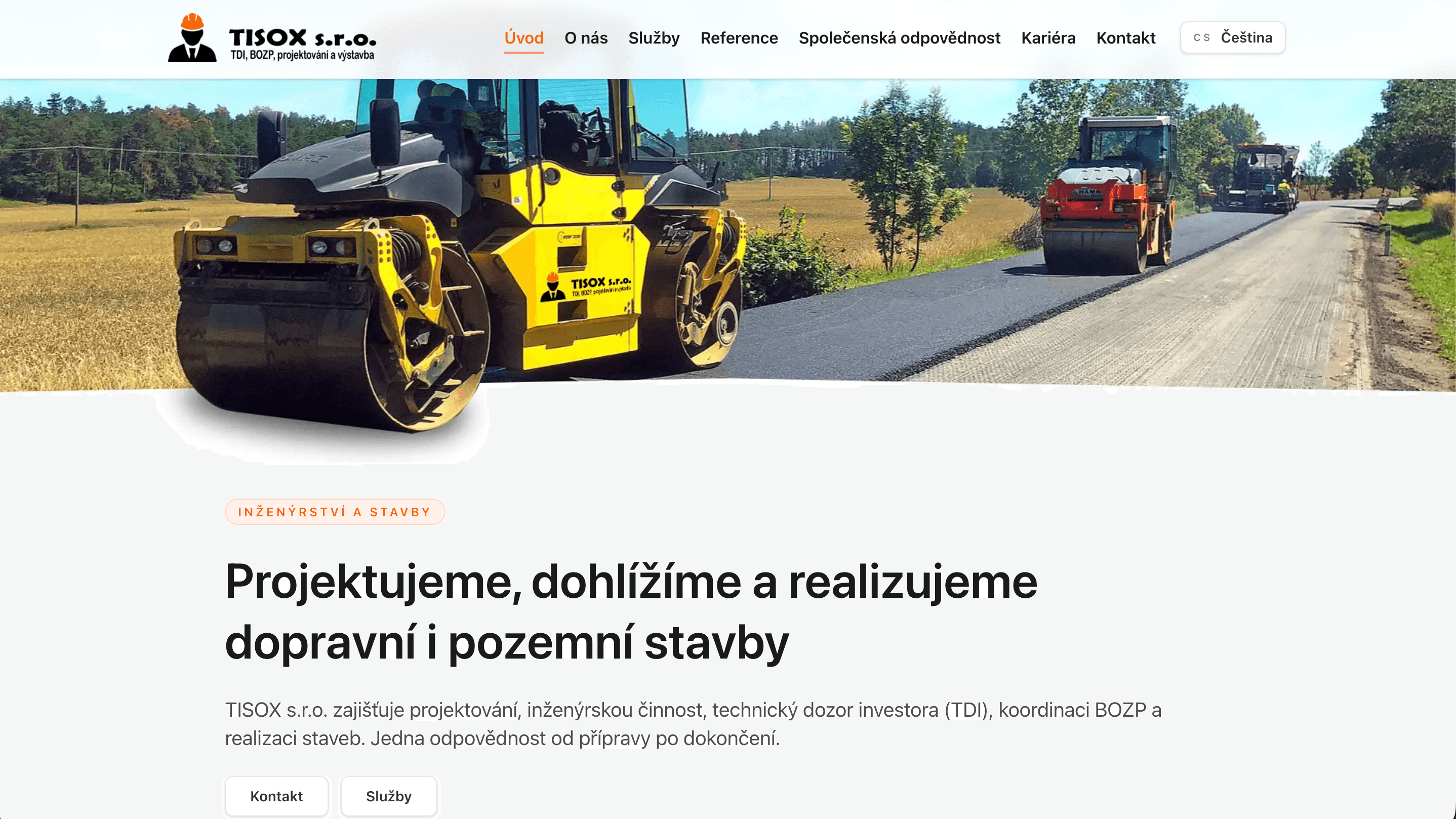 Tisox — web a migrace infrastruktury